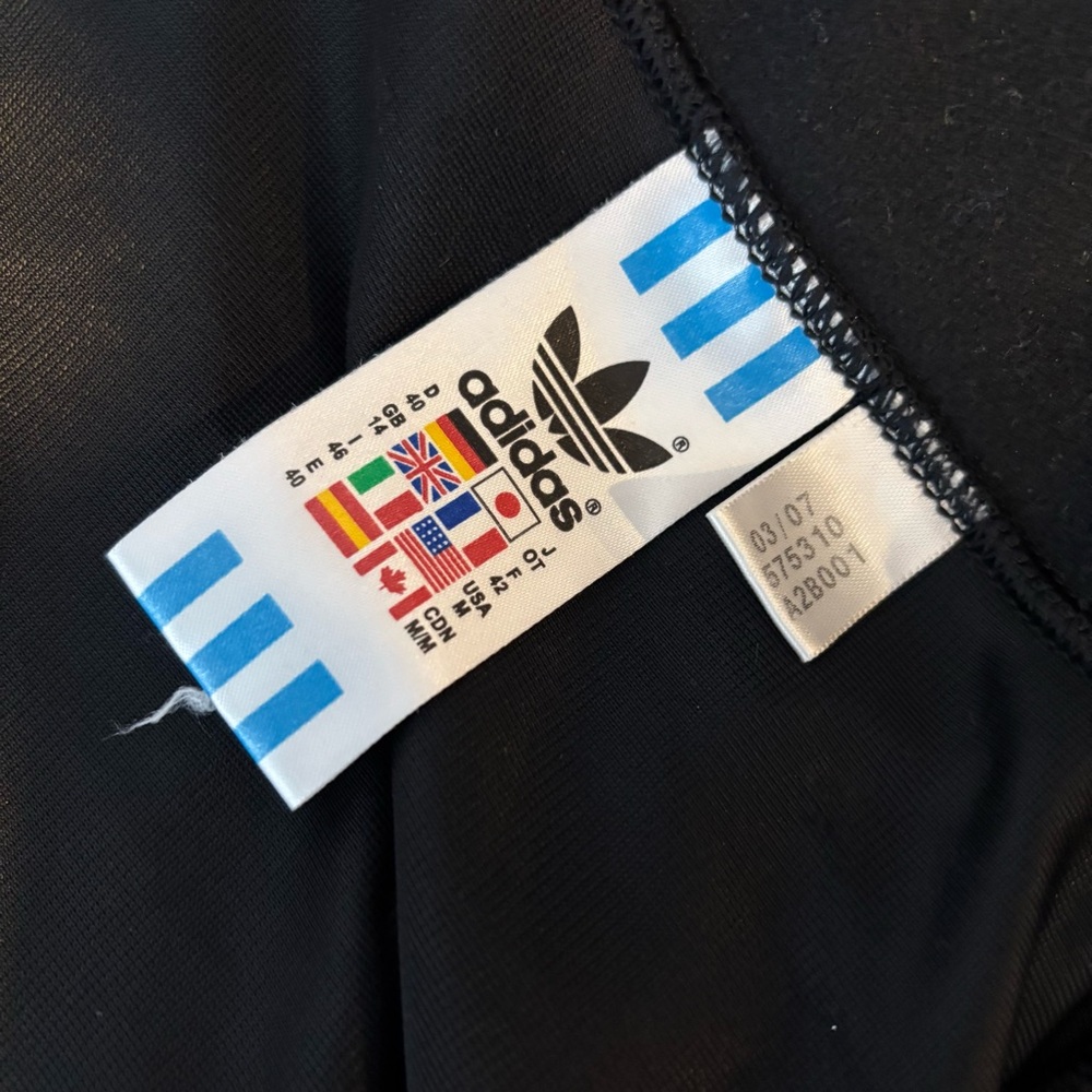 Adidas Bhutan full zip track jacket black white size women’s medium - Picture 8 of 14
